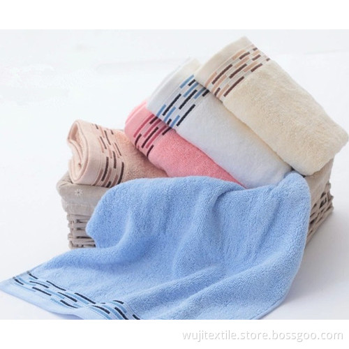 100% Cotton Terry Face Towel Hand Towel (WJ-F1006)
